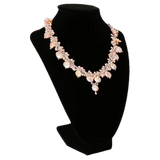 Black Velvet Necklace Display Bust Stand , Jewelry Display