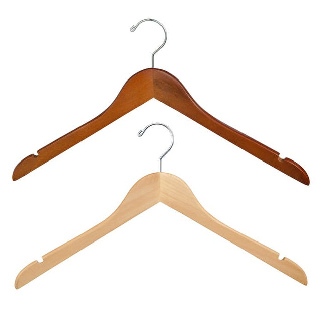Wooden Wishbone Blouse & Dress Hanger - 17" Long