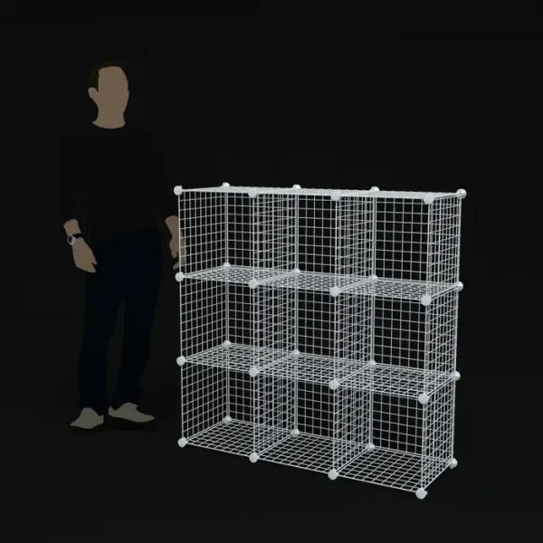 Grilles de rangement recouvertes d'époxy