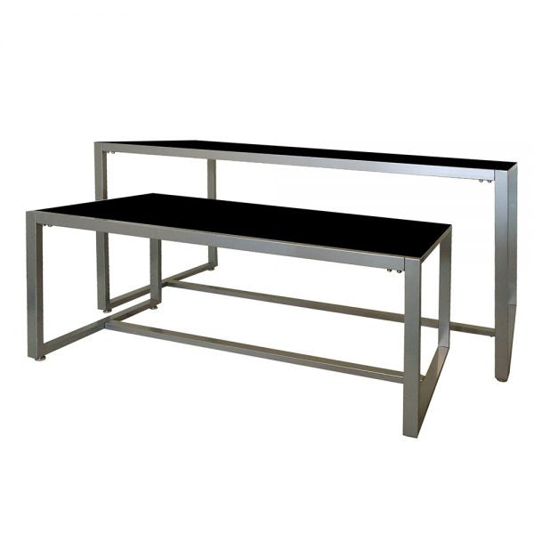SDCT6050 / Ensemble de table en bois noir / blanc – Réversible