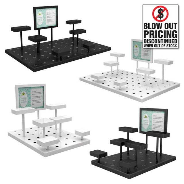Modular Multi-level Display Riser Kits